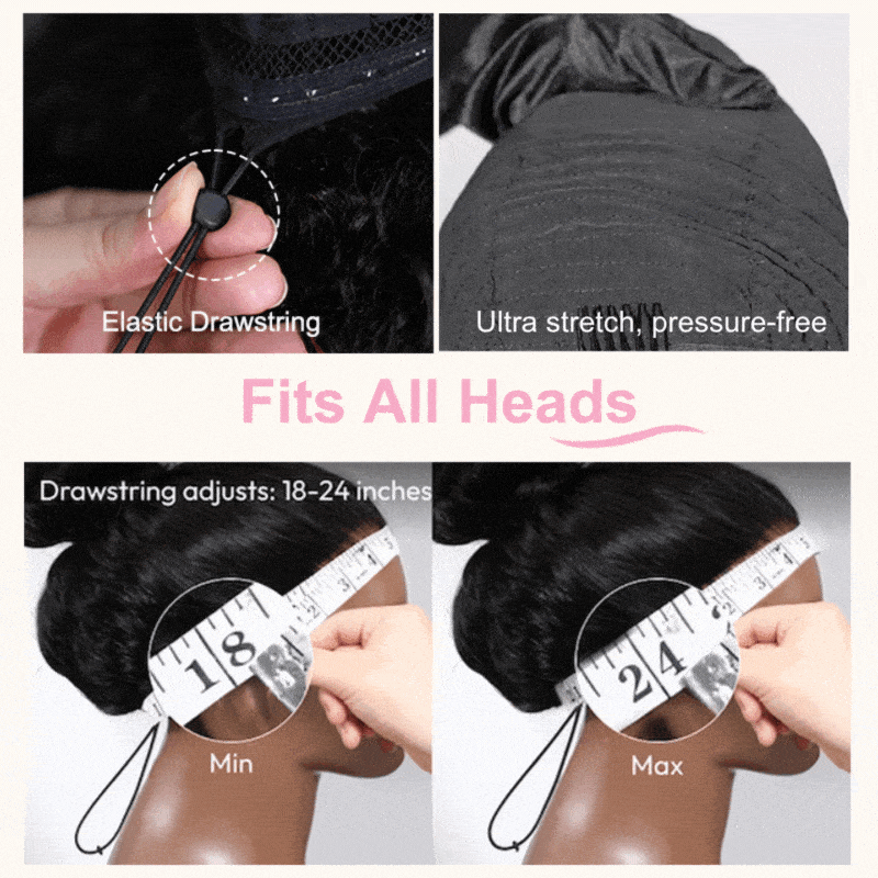 FREE PART Styling Options + 13x6 Lace Frontal Hairline Detail. Natural Hairline Simulation for HD Lace Wigs. Realistic Scalp Visibility_3_detail