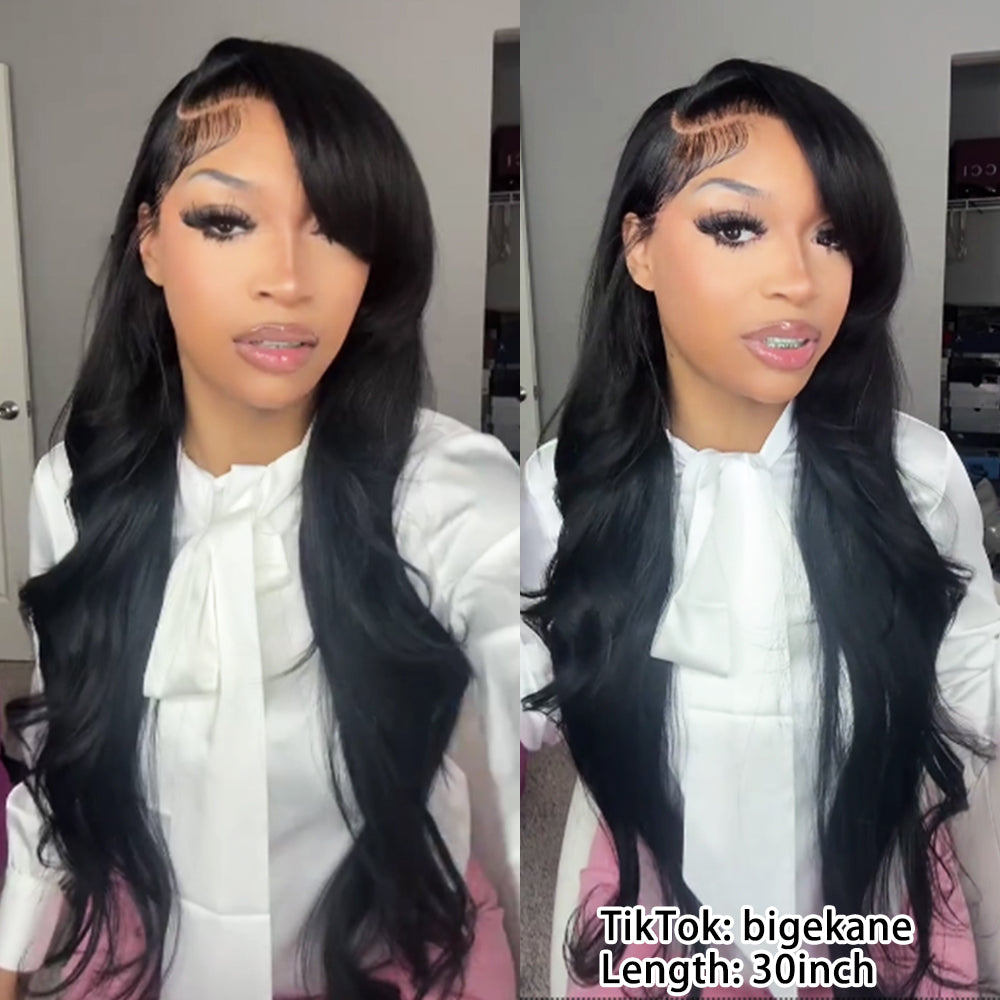 #1 Jet Black Body Wave /Loose Deep 7x6/13x6 FULL Lace Frontal Human Hair Wig