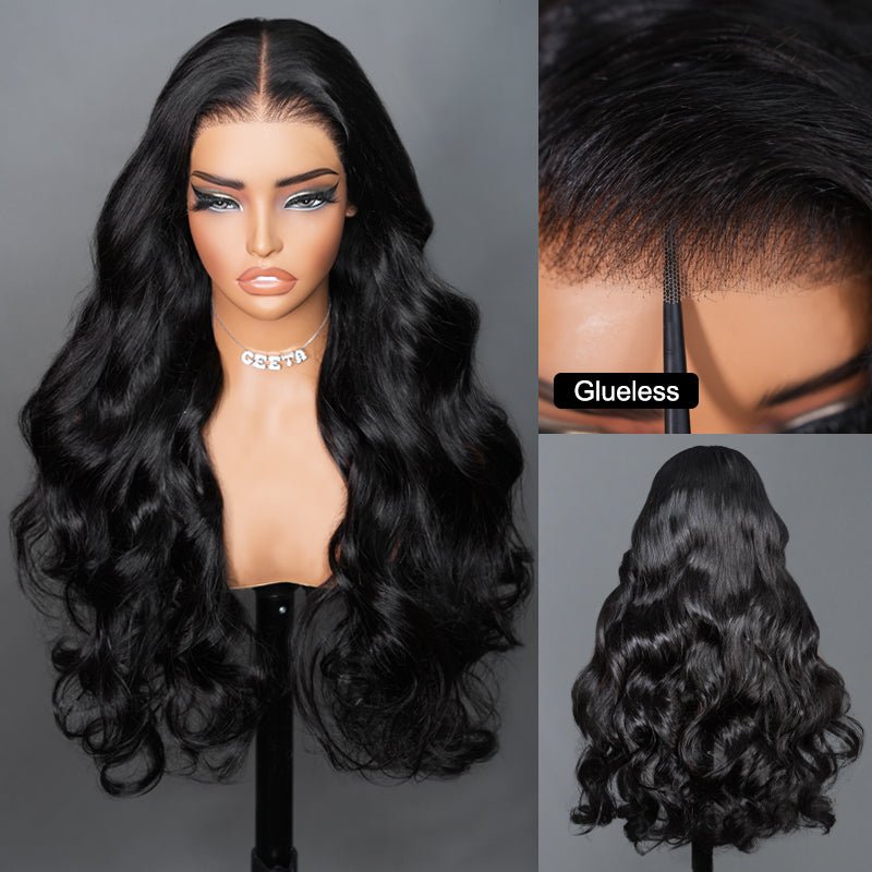 Glueless Body Wave Wig & Pre-Cut Lace & High Density & Top Quality Human Hair_product