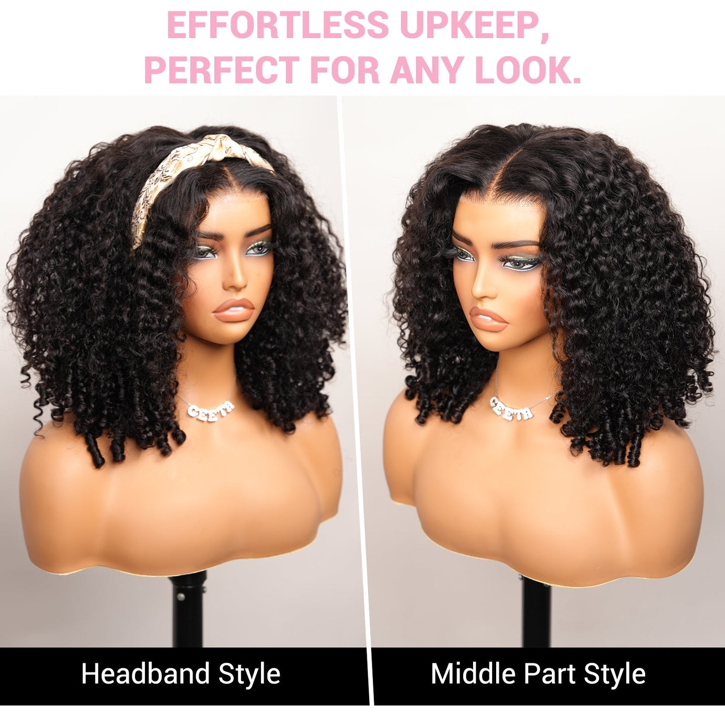 Burmese Curly 13x4 Lace Front Wig 100% Human Hair Wigs Curly Hair Pre Plucked Hairline Flash Sale_product