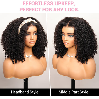 Burmese Curly 13x4 Lace Front Wig 100% Human Hair Wigs Curly Hair Pre Plucked Hairline Flash Sale_product